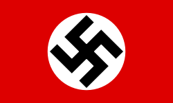 צלב קרס על דגלה של גרמניה הנאצית צלב קרס על דגלה של גרמניה הנאצית