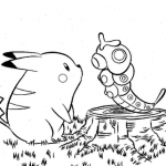 דפי צביעה של פוקימון 1 – מפלצות כיס